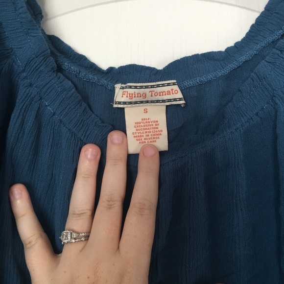 Teal Blouse from Cavender’s - Picture 2 of 2